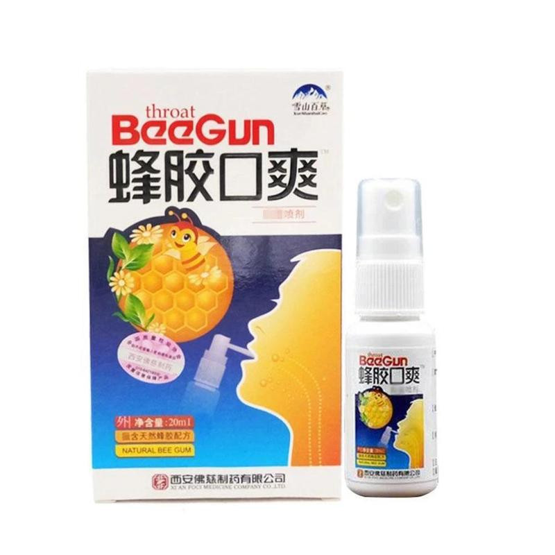 Bee Gun Throat Spray – Spray Naturale per Gola e Cavità Orale