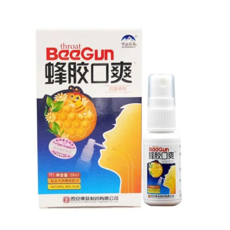 Bee Gun Throat Spray – Spray Naturale per Gola e Cavità Orale